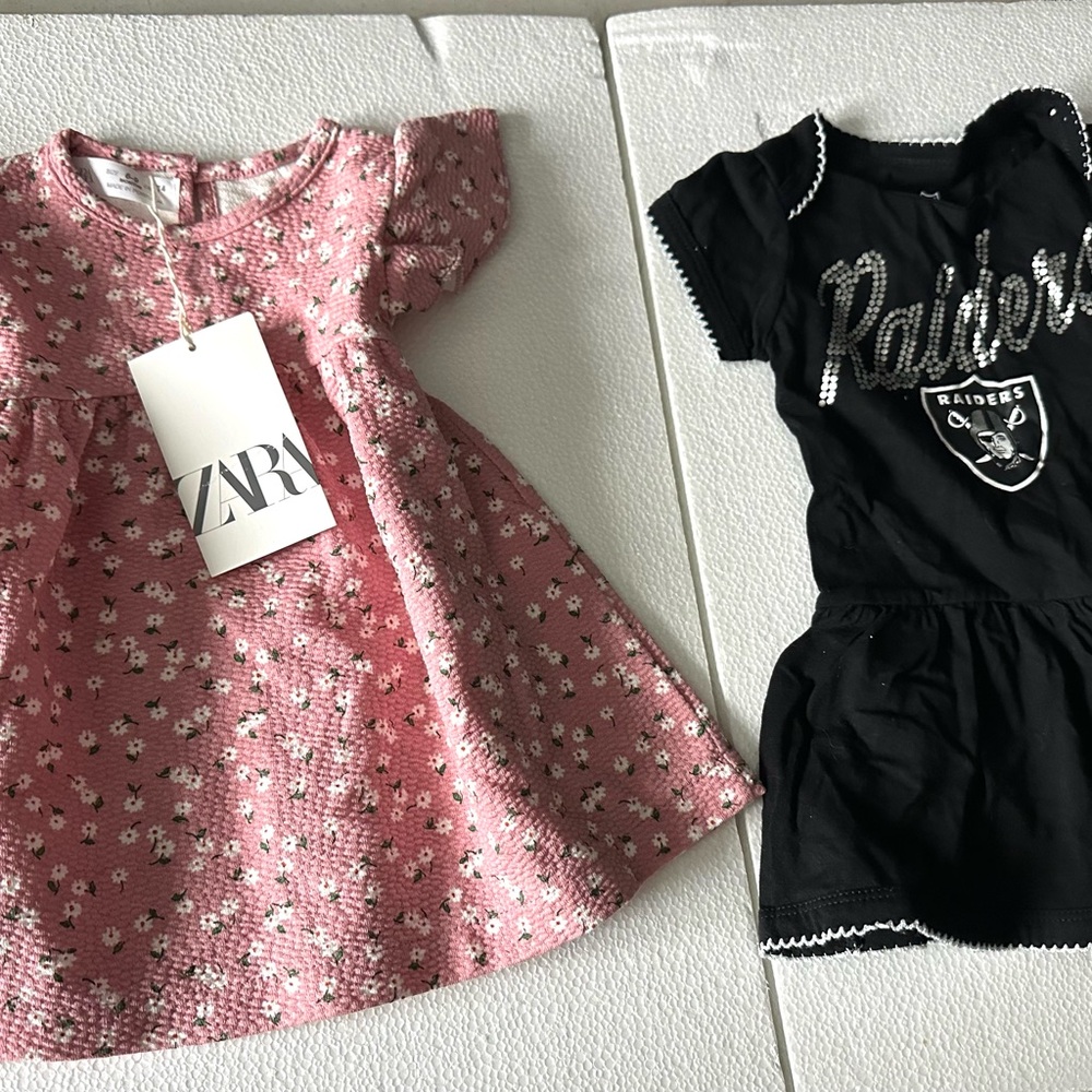 Zara Pink Flutter Sleeve Sundress